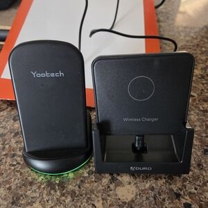 LOT OF WIRELESS / CAR / WALL CHARGERS / ANDROID CORDS / APPLE iPHONE SAMSUNG